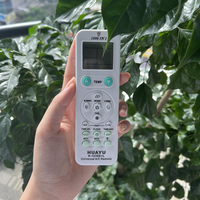 Télécommande universelle pour climatiseur HUAYU K-1038E+L, code fixe, 4 boutons, commande tactile LED, pile AAA, portée 10m