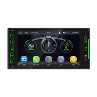 Autoradio avec écran 7 pouces, CarPlay sans fil, Android Auto, Bluetooth, Mirror Link, lecteur MP5, autoradio Toyota Corolla