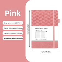 Carnet de planification et de notes A5 à spirale pour étudiants, avec design esthétique, idéal comme cadeau