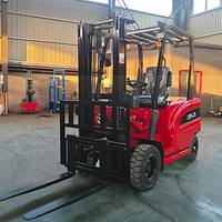 Nouvelle marque Newton CC 3 tonnes meilleur chariot élévateur tout terrain contrepoids palette électrique batterie chariot élévateur à fourche