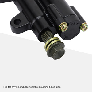 GOOFIT Maître-<span class=keywords><strong>cylindre</strong></span> de <span class=keywords><strong>frein</strong></span> hydraulique à pied arrière noir pour 50cc 70cc 90cc 110cc 125cc ATV SSR Thumpstar <span class=keywords><strong>Dirt</strong></span> <span class=keywords><strong>Bike</strong></span> - Product Image 4