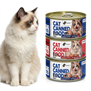 Comida para Gatos con Atún en Salsa 85G, Deliciosa y Saludable, Alimento Húmedo para Mascotas, Fabricación a Granel con Empaque Personalizado - Product Image 1
