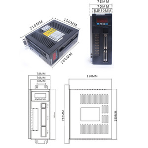 มอเตอร์ AC รุ่น 130ST-M15015 + ไดรเวอร์ 15 นิวตันเมตร 2.3 กิโลวัตต์ - Product Image 1