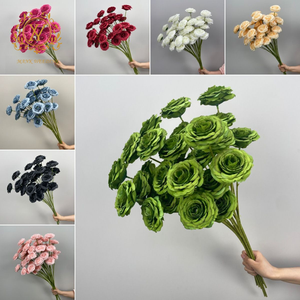 Simulación de Rosas de Burbuja para Decoración de Bodas, Flor de Seda Suave para Ventana, Arreglo Floral para Banquete de Boda - Product Image 4