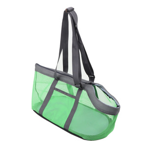 Sac de transport portable pour animaux de compagnie en maille respirante, pour petits chiens et chats, gris, orange, rouge, vert - Product Image 3
