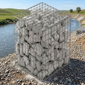 Panier <span class=keywords><strong>gabion</strong></span> soudé entièrement galvanisé avec revêtement en zinc de 300g, idéal pour le contrôle côtier et résistant à l'eau de mer - Product Image 1