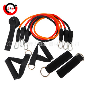 Juego de bandas de resistencia Force Pull de 75, 100 y 150 libras, equipo de fitness portátil para entrenamiento y ejercicio de modelado corporal - Product Image 3