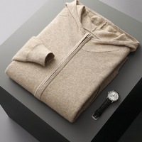 Automne hommes nouveau épaissi décontracté sport cachemire ensemble hommes sweat à capuche laine pull fermeture éclair tricoté Cardigan pantalon ample