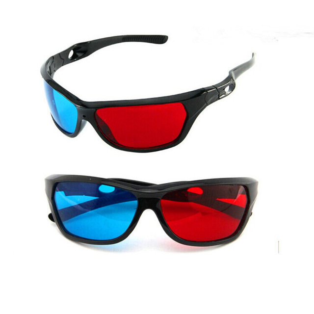 Red-blue / Cyan Anaglyph Simple Style 3d Glasses 3d Movie Game-extra Upgrade Style