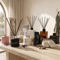 Bouteilles en verre pour diffuseur de parfum, flacons vides pour diffuseur de parfum en boîtes