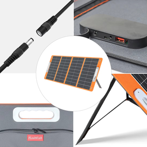 Panel solar portátil ETFE PET 100W 18V plegable 100 vatios maleta ligera impermeable <span class=keywords><strong>paneles</strong></span> <span class=keywords><strong>solares</strong></span> para acampar - Product Image 4