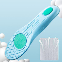 Semelle intérieure de sport en maille absorbant la transpiration Osole PU, épaisse, élastique, désodorisante avec coussin de soutien, unisexe