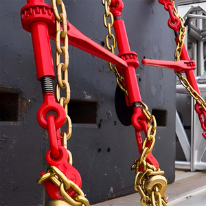 Heavy Duty forjado grau 8 alavanca catraca amarração cadeia loadbinder kit 10mm (amarrar amarração segurança Grab Sling gancho 5m 8m 12m) - Product Image 2