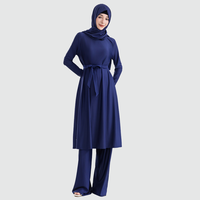 Burkini Modeste Personnalisé avec Logo OEM, Maillot de Bain à Manches Longues et Couverture Intégrale pour Femmes Musulmanes, Idéal Plage et Piscine