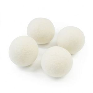 Nouvelles boules de lavage tendance, naturelles, réutilisables, en laine biologique, pour le séchage du linge - Product Image 1