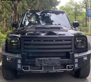 Grille avant en plastique ABS noir de style luxueux pour Jetour Traveller T2 SUV AHEAD, modification extérieure, installation facile, 2024- - Product Image 2