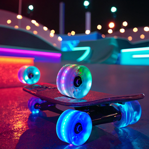 SeeMore 4pcs 82A Härte Clear PU Skateboard Street Skating Wheel Polyurethan Skateboard Griffbrett Räder - Product Image 1