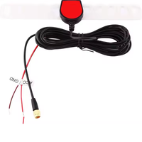 Câble ultra-haute fréquence 5m antenne de télévision numérique intérieure FM/AM Booster récepteur de ISDB-T DVB-T monté sur voiture connecteur SMA câble de 3m"