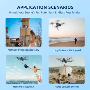 Sistema di lancio per DJI Mavic 4 Pro: Dispositivo di trasporto Airdrop con carrello di atterraggio per consegne <span class=keywords><strong>a</strong></span> lunga distanza - Accessori - Product Image 5