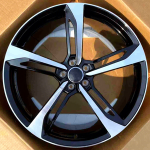 Jantes en alliage d'aluminium forgées sur mesure 18 19 20 21 pouces à déport progressif, 5 branches, finition noire usinée, jantes de rechange pour voitures, qualité usine OEM - Product Image 3