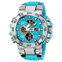 STRYVE-Montre de sport pour homme, montre-réveil étanche, analogique et numérique, pour étudiant, 8030