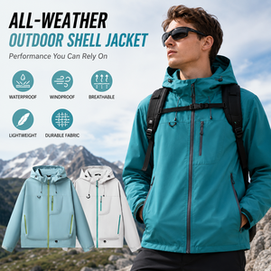 Men's Outdoor Mountain Style <b>Jacket</b>,Windbreaker,Workwear,Sports Windbreaker Functional Style Sports Hooded <b>Jacket</b> - Product Image 1