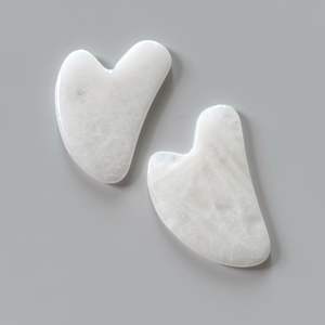 Masseur facial raffermissant en jade blanc, pierre naturelle rafraîchissante - Product Image 5