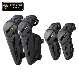 SLKE protège-genoux de moto quatre saisons, genouillères d'équitation, coussins d'équipement de protection de moto, coussinet de jambe élargi pour sport tout-terrain