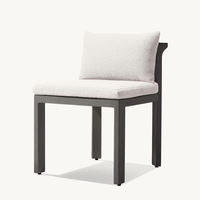 Ensemble de table et chaises de salle à manger de style nordique et américain, en métal haut de gamme, pour extérieur, cour, jardin, balcon, imperméable et résistant aux rayons UV, 8 places