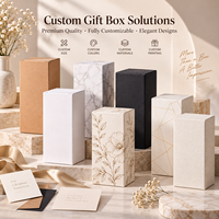 Boîte personnalisée OEM, taille et couleur au choix, adaptée aux cadeaux de mariage et aux cadeaux d'affaires, emballage avec différentes options d'impression et inserts personnalisés