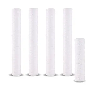 Jumbo 20 Inches PP String Yarn Wound Sediment Filter 5 Micron 10 Micron Iron Removal Used Factory Direct China Water Filtration