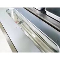 Four à gaz avec porte en verre résistant à la chaleur, four de boulangerie commercial à une seule couche pour pizza et pain