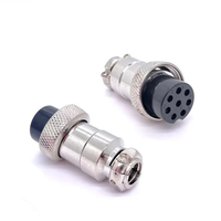 Soulin Gx16 8Pin 16mm diamètre connecteur d'aviation prise circulaire mâle et femelle chauffe-eau électrique connecteurs