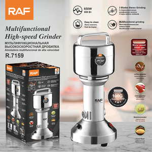 เครื่องบดอเนกประสงค์ RAF 650W ความเร็วสูง ออกแบบมาเพื่อการบดแบบมัลติฟังก์ชั่น ด้วยมอเตอร์ 28000 รอบต่อนาที และใช้งานบนเคาน์เตอร์ได้อย่างกะทัดรัด เหมาะสำหรับบดพริกไทยเผ็ด - Product Image 5