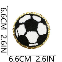 Vente en gros Sacs tissés Bricolage Sport Football Écusson brodé au fer nfl Écussons de sport Football Baseball Football