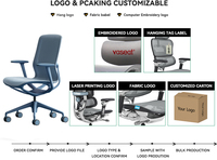 Nouvelle chaise de direction de bureau en maille pour salle de conférence, chaises de travail en aluminium, chaises de direction inclinables, chaise de bureau ergonomique pour ordinateur