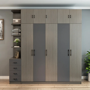 Armoire sur mesure moderne entièrement personnalisable, mobilier de chambre principale de luxe, organisation personnalisée, armoire en MDF - Product Image 3