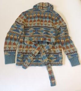 Cárdigans geométricos hechos a mano hechos a medida para hombres - Product Image 6