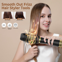 Sèche-cheveux professionnel puissant haut de gamme avec styler multifonction 6-en-1 en céramique 1000W ionique, entrepôt allemand en stock