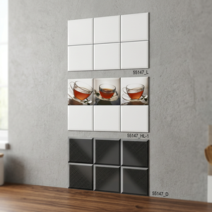 Azulejos de Pared de Cerámica Brillante Digital de Nuevo Diseño de 300x450 mm para Cocina y Baño, También en 300x600 mm, 30x60 cm, 12x24 pulgadas, 20x30 cm - Product Image 1