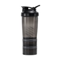 Gobelet mélangeur en acrylique pour protéines, bouteille d'eau sport portable, gradué, pour hommes et femmes, pour milkshakes, vente en gros transfrontalière