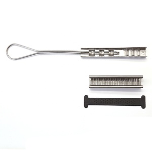 Nhiệm vụ nặng nề adss FTTH cực dòng thép không gỉ cáp viễn thông kết thúc chết căng thẳng thả dây kẹp - Product Image 2