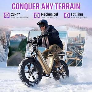 Vélo de montagne et de route pour adultes R7 à moteur puissant 250W, 500W, 750W, 1000W, 1200W – Moteur 250W offrant une vitesse et une autonomie impressionnantes - Product Image 4