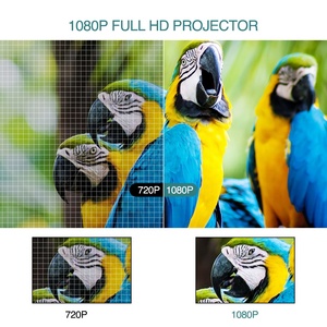 โปรเจคเตอร์พกพา 4K 1750 ANSI, โปรเจคเตอร์โฮมเธียเตอร์ WiFi 6, โปรเจคเตอร์ขนาดเล็กความสว่างสูง 1080P สำหรับดูหนังกลางแจ้ง - Product Image 2