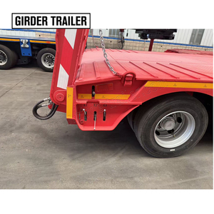 3 4 5 Multi Axles Steel Low Boy Semi Trailer Step Deck Cama plana inclinable Capacidad <span class=keywords><strong>de</strong></span> 120 toneladas - Product Image 5