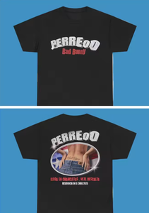 Camiseta de algodón puro Singer Bad Bunny DTMF World Tour para hombres y mujeres, camisa informal de manga corta a la moda de verano - Product Image 2