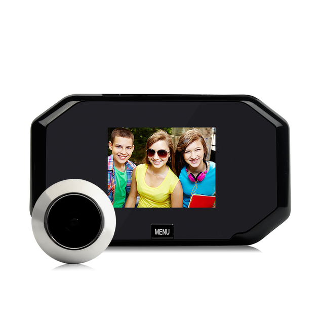 3.5 Inch Lcd Color Screen 145 Degree Wide Angle Night Vision Peephole Door Hidden Viewer Camera
