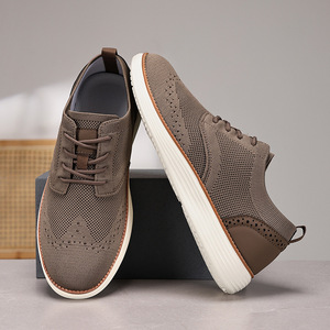 Zapatos Oxford de Lona con Cordones para Hombre, Talla Grande, Estilo Casual de Negocios, para Caminar - Product Image 3