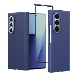 Custodia Pieghevole in Pelle PU Effetto Litchi Confortevole con Pellicola Protettiva Anti-Graffio Anti-Urto per <span class=keywords><strong>Modelli</strong></span> <span class=keywords><strong>Samsung</strong></span> - Product Image 3