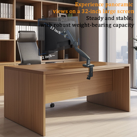 Accessoires ergonomiques pour support de bureau Support de bras de moniteur facile à installer Support d'écran d'ordinateur réglable multi-angle